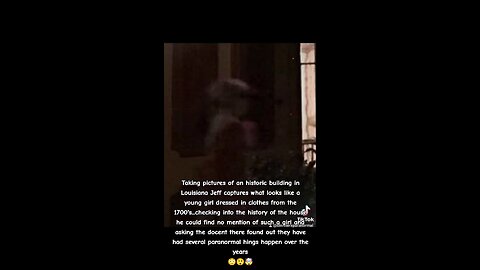 Ghost of girl captured in front of Historic Home in Louisiana