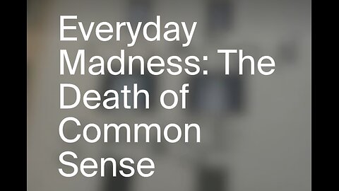 The church structure led to the loss of common sense