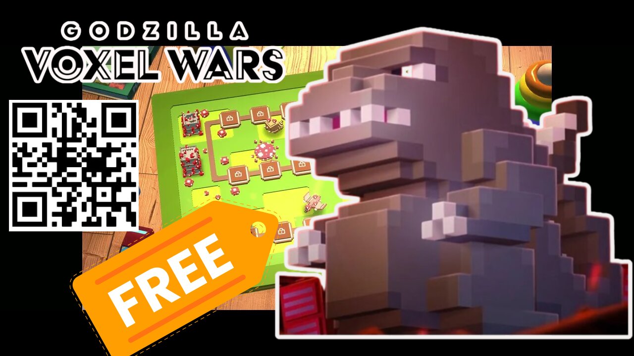 Godzilla Voxel Wars: FREE Monster Battle Game!