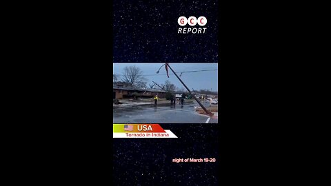 #USA #Tornado #Indiana #Storm #Weather #Climate #destruction #anomaly #climatecrisis