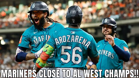 The Seattle Mariners are poised to clinch the division title!