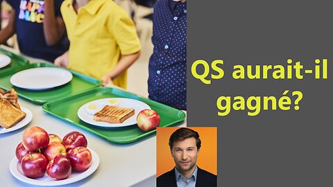 Le fédéral payera 65M$ pour nourrir vos enfants. QS a-t'il gagné?