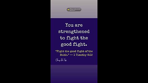 You are resilient