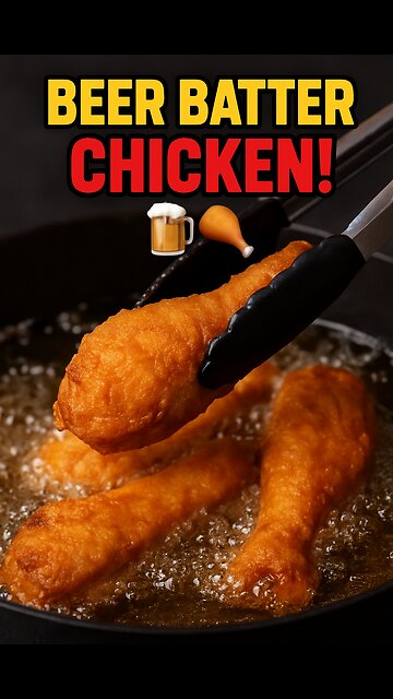 Beer Batter Chicken Recipe THEY Don’t Want You to Try! 🍺🍗