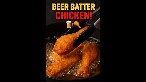 Beer Batter Chicken Recipe THEY Don’t Want You to Try! 🍺🍗