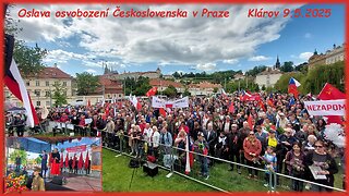 Oslava osvobození Československa v Praze Klárov 9.5.2025