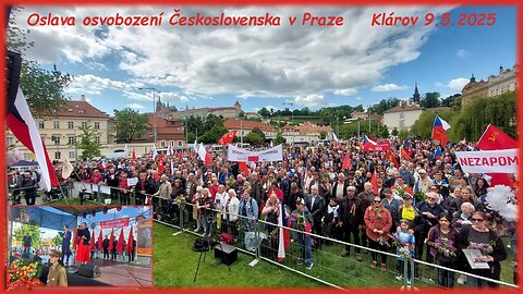 Oslava osvobození Československa v Praze Klárov 9.5.2025