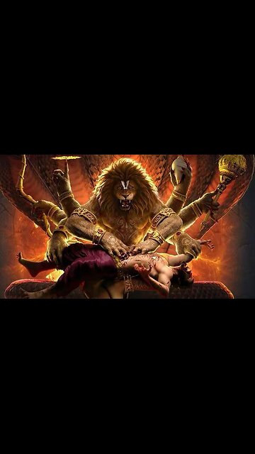 Half-Man, Half-Lion: God’s Wrath Unleashed 🦁⚡