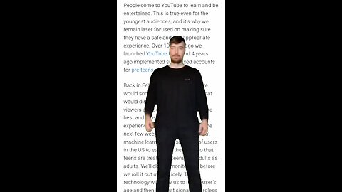 When YouTube is done with the Age Verification: