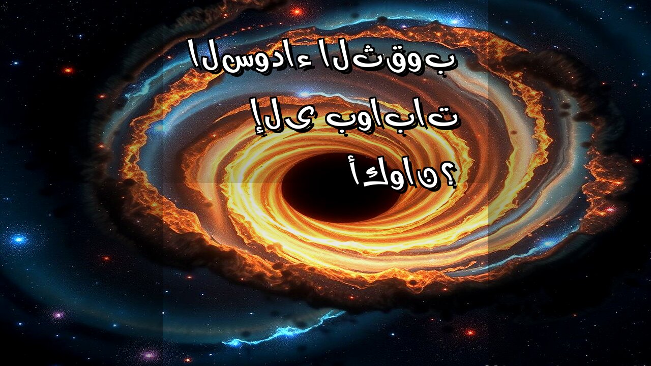 ️ بوابات لأكوان أخرى؟ أسرار الثقوب السوداء تكشفها الفيزياء