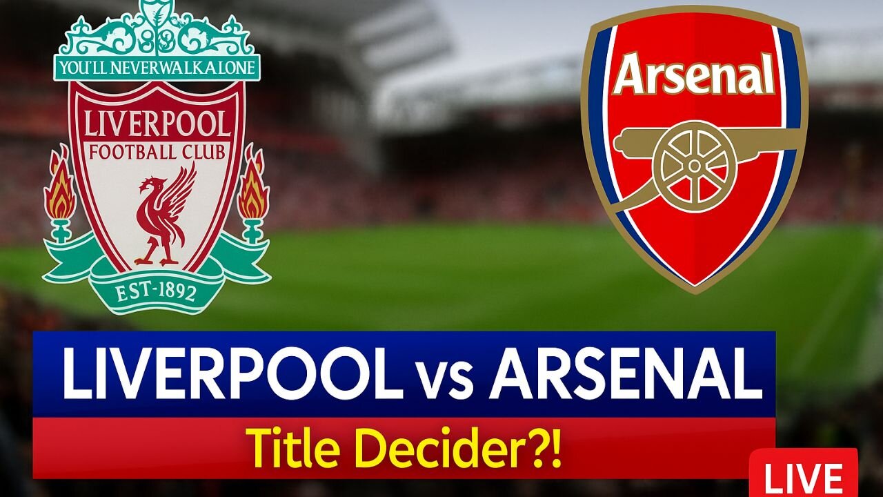 ⚽ LIVERPOOL vs ARSENAL LIVE! 🔥 Title Decider?! 👀 Watchalong Madness!