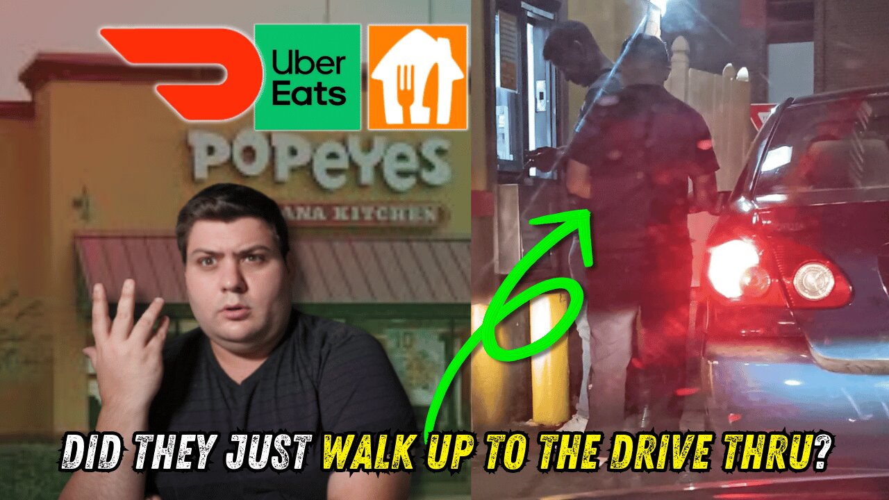 Gig Workers EXPOSED for Walking Up to Drive-Thru Windows!