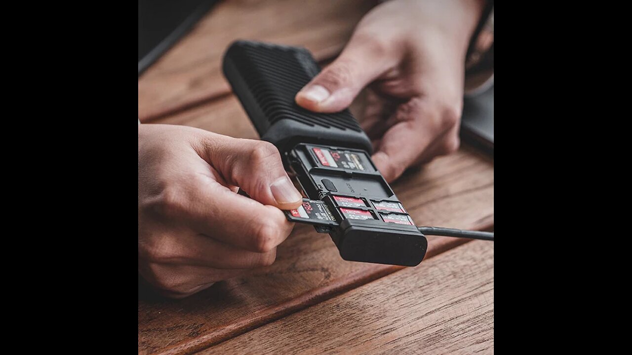 High-Speed SD_TF Memory Card Storage And Reader Box