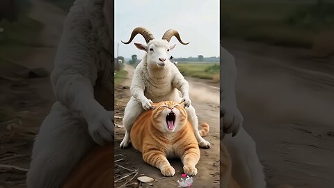 Cats VS Goat: The Ultimate Comedy Showdown Ai