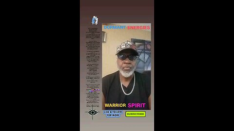 ▪︎DORMANT ENERGIES WARRIOR SPIRIT▪︎