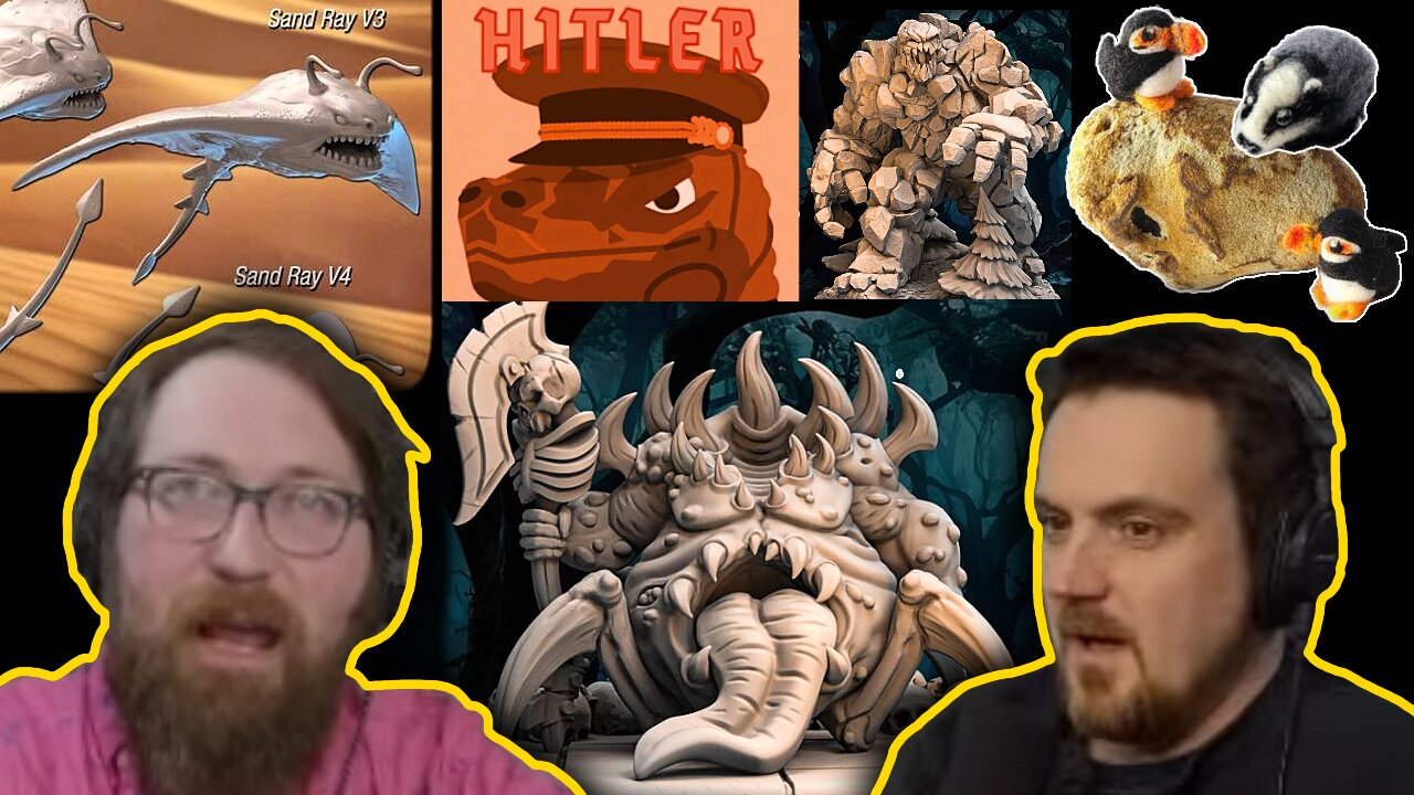 Kickstarter Miniatures 64 - Tom and Ben