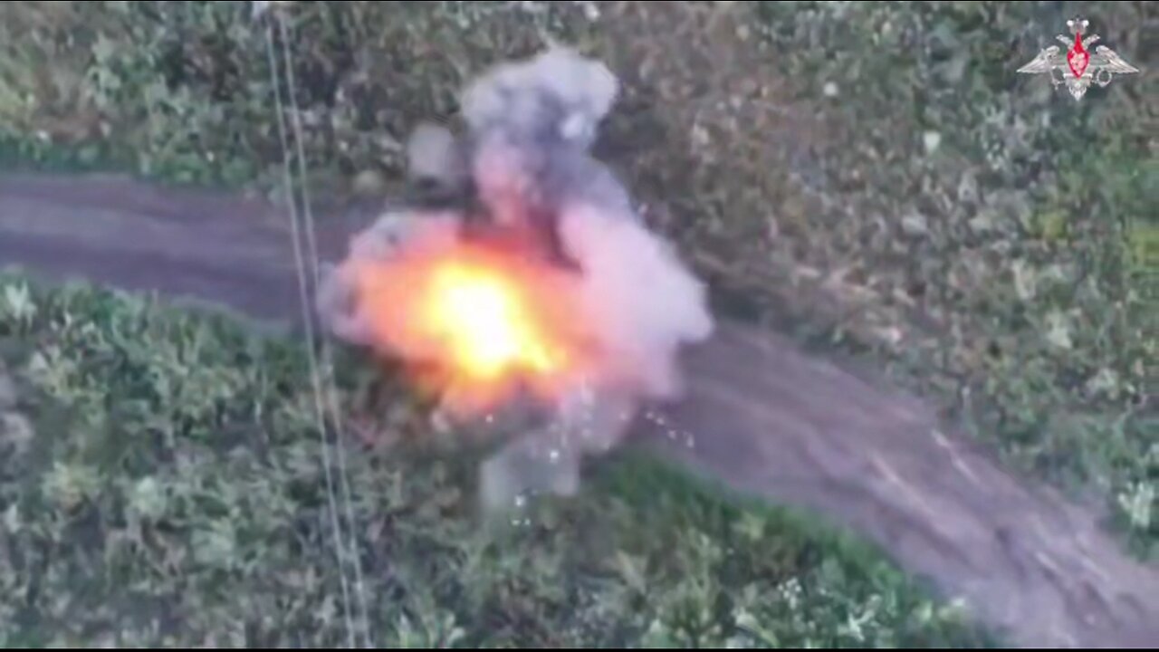Russian drone pilots taking out Ukrainian positions