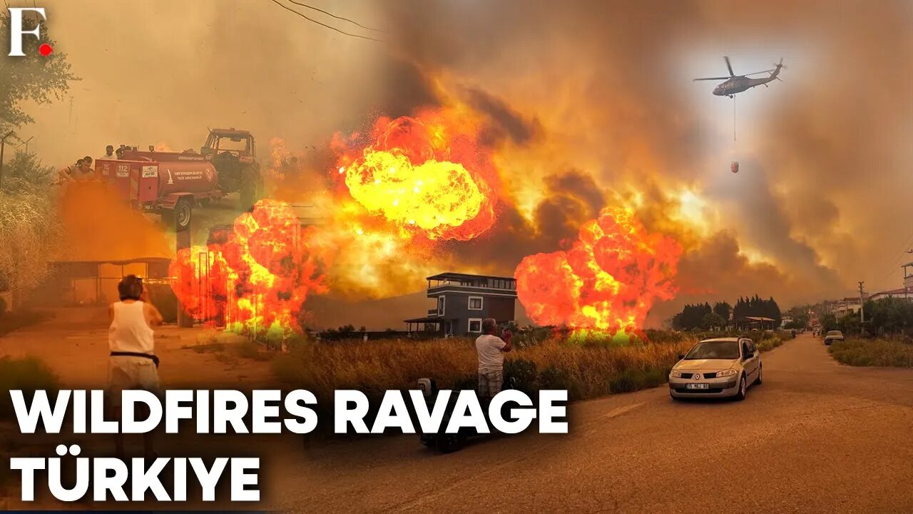 Turkey: Over 50,000 Evacuated As Firefighters Continue to Battle Raging Wildfires | N18G