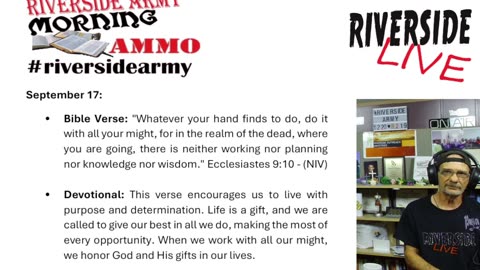 Riverside Morning Ammo Daily Devotional 9.17.25