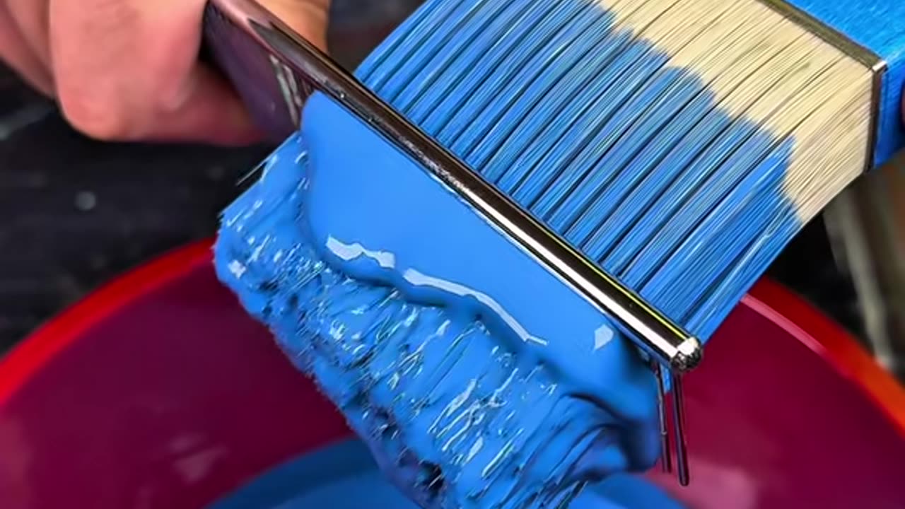 color brush shot video