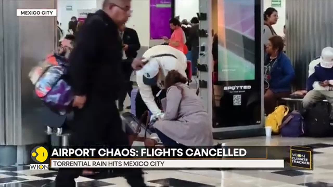 Mexico__Flooding_Shuts_Down_Airport_,Flights_Halted_In_City___WION_Climate_Tracker