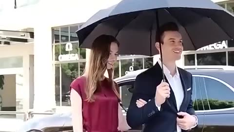 Xiaomi Automatic Umbrella 24 Bone Solid Color Automatic Umbrella Light check description to buy