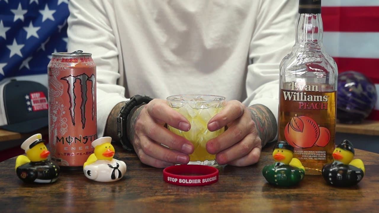 James Foor - Evan Williams Peach Whiskey & Monster Ultra Peachy Keen Energy Drink