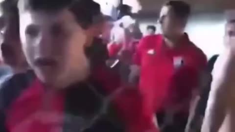 Querétaro stadium turned into a war zone