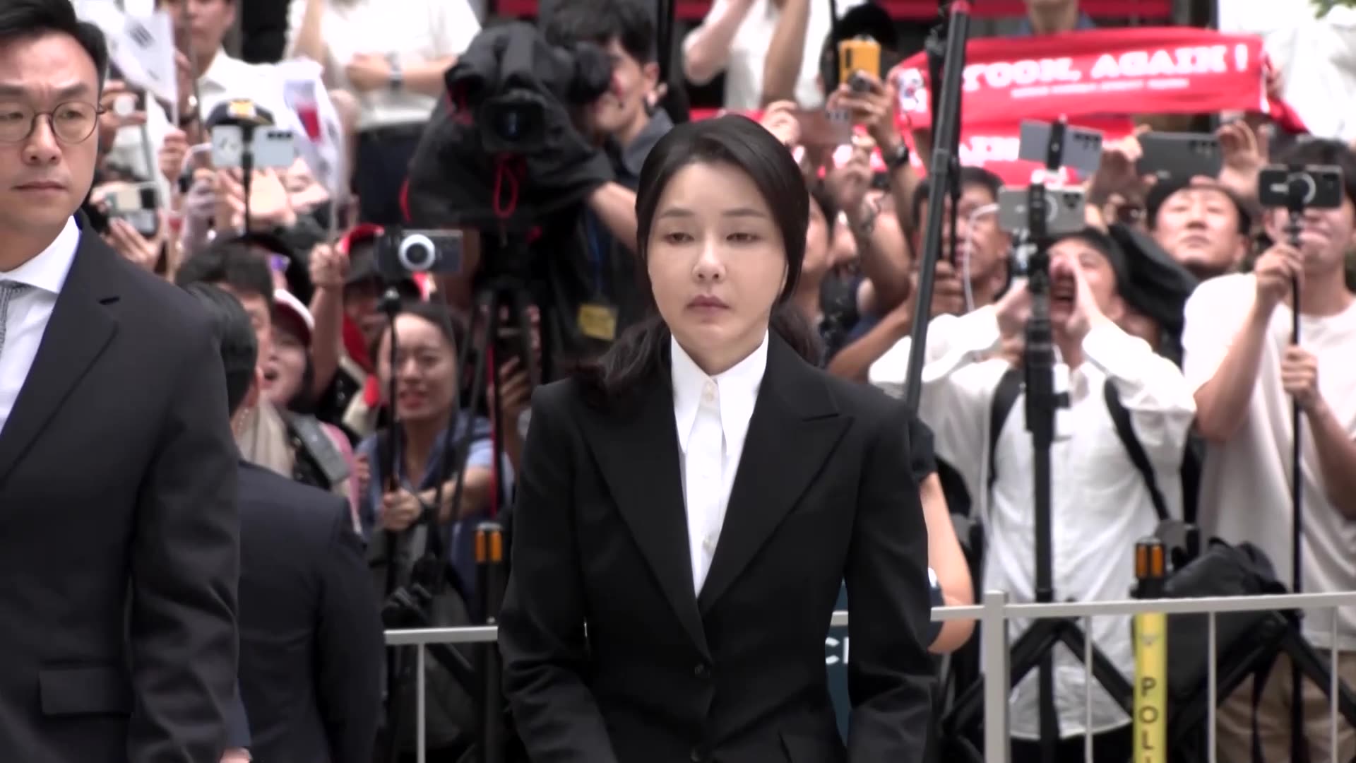 South Koreas former first lady questioned over corruption charges