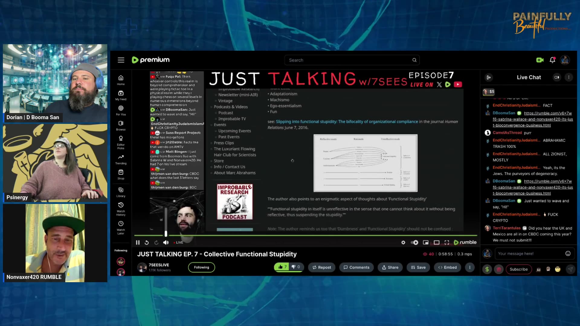 Sabrina Wallace & Nonvaxer420 ~ IT’S JUST BIOCONVERGENCE BUSINESS | Live w/ D Booma San August 6th, 2025