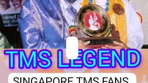 ONE SUN ONE TMS LEGEND M.THIRAVIDA SELVAN SINGAPORE TMS FANS 2025