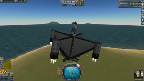 Batwing Cross Drone-Plane (KSP)