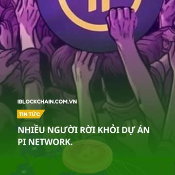 Nhiều người rời khỏi dự án Pi Network. - iblockchain.com.vn