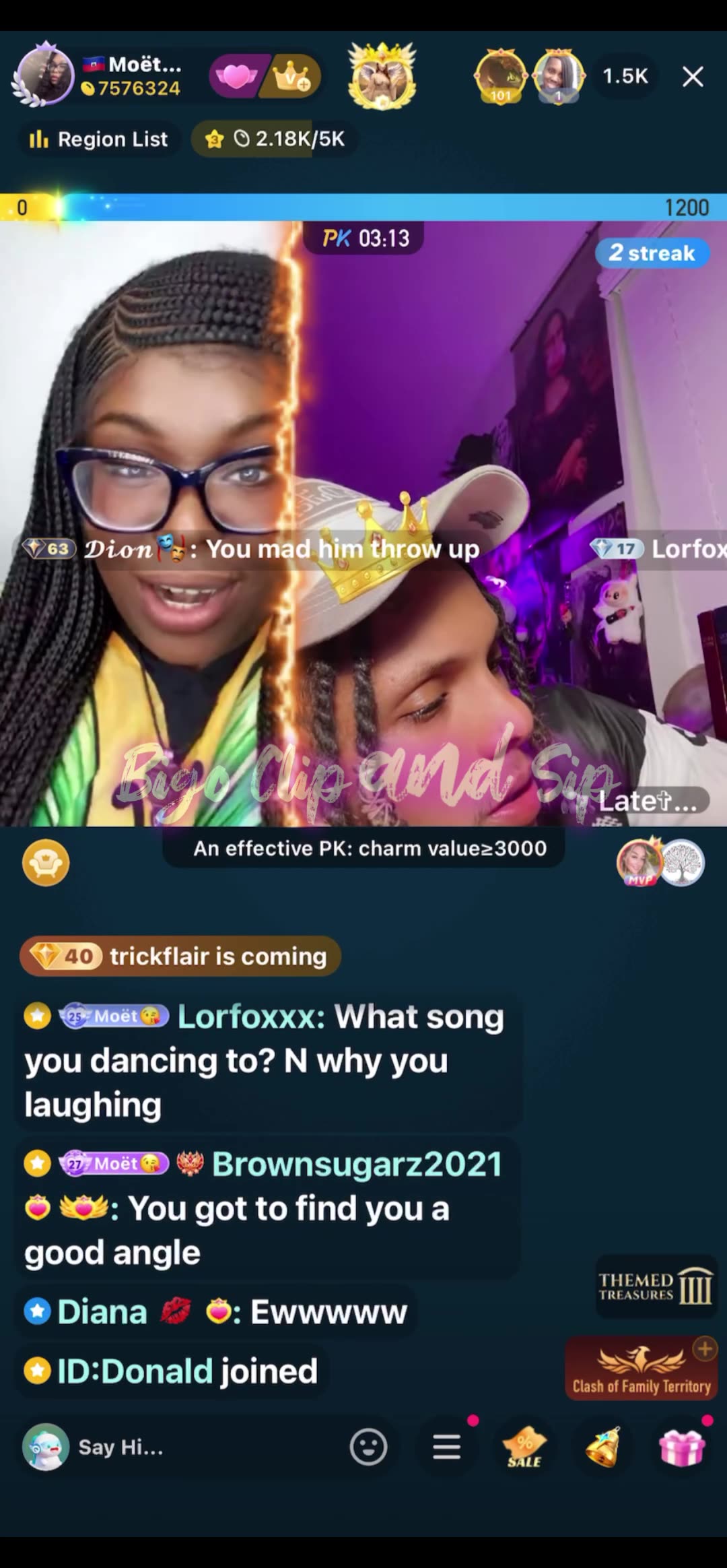 Moet talks dirty to Late Night who completely ignores her 8/29/25 #bigoclipandsip