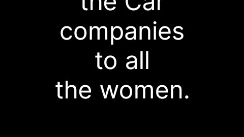 Car companies give away.
