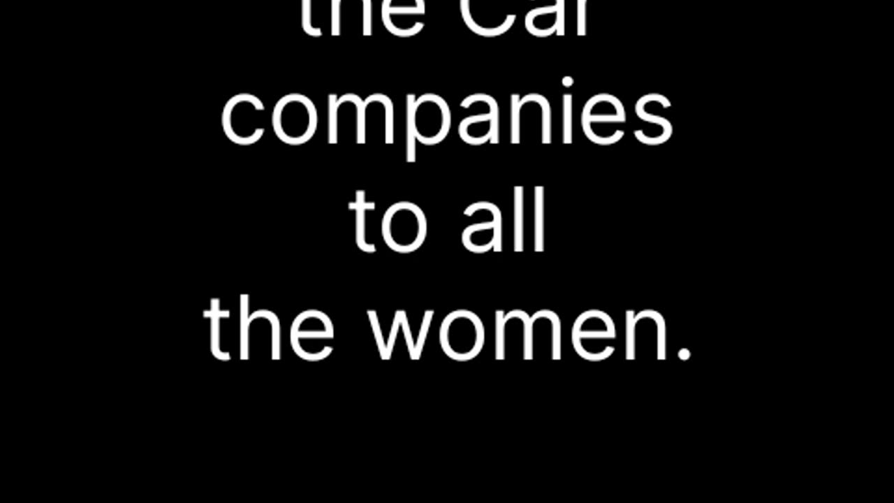 Car companies give away.
