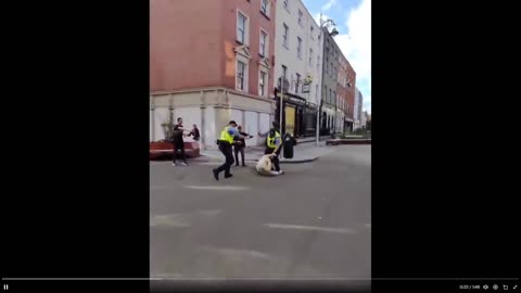 Attack caught on vid - Irish media lied after saying attacker was Irish. It's a Muslim