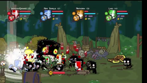 Playing Castle Crashers With 3 Other Idiots