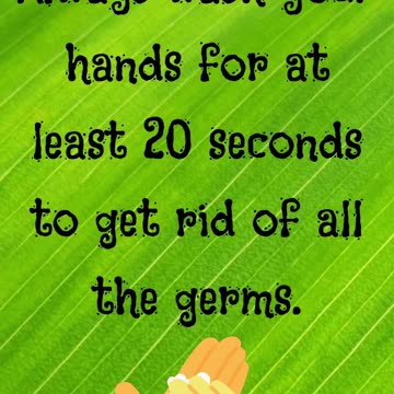 🧼 Why Is It Important to Wash Our Hands? 🧼