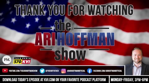 The Ari Hoffman Show- Telling Truth To Power