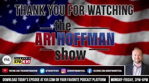 The Ari Hoffman Show- Telling Truth To Power