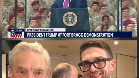 President Trump, speaking at Fort Bragg