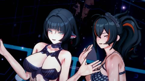 Secret Garden - Oh My Girl / Zenless Zone Zero MMD - Zhuyuan + Jane Doe