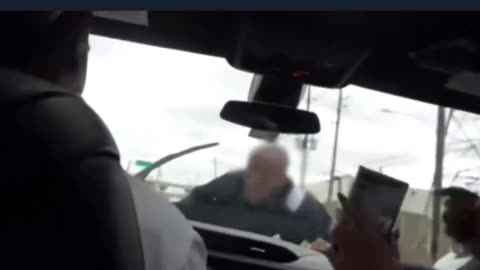 Crazy man didn't let go until the Police came