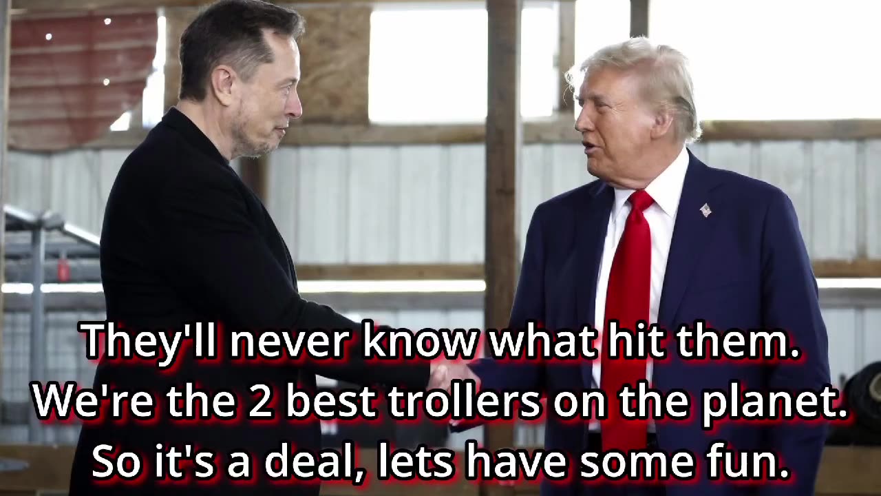 TRUMP & MUSK'S 4D TROLL TRAP: 'We're the 2 BEST TROLLERS on Earth!' | MSM SWALLOWS BAIT - 98% of Washington to FALL