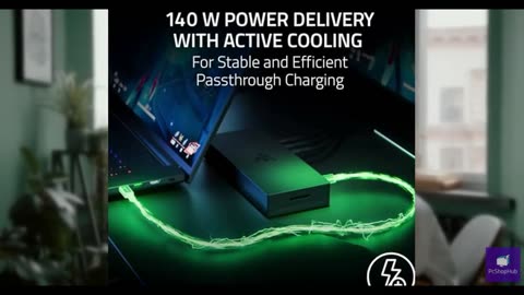 Razer Thunderbolt 5 Dock Chroma: 10 Ports w/M.2 Storage Slot - Triple 4K Display