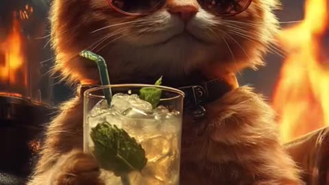 "Cats Drink Juice 🧃🐱 | Funny Refreshment Challenge!"