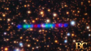 Interstellar comet 3I ATLAS glows green during lunar eclipse