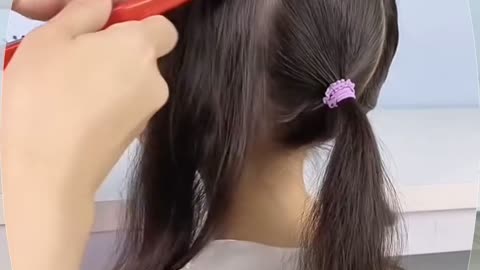 Easy Braided Pigtails for Kids #easy #braided #pigtails #kids #shorts #reels #24