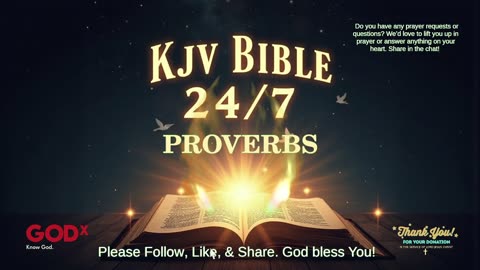 24/7 KJV Bible Livestream – God’s Word Non-Stop